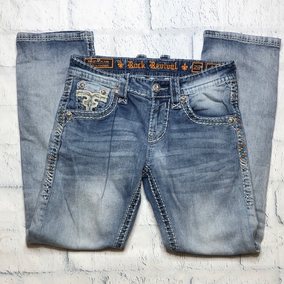 Rock Revival Scion Slim Straight Jeans 